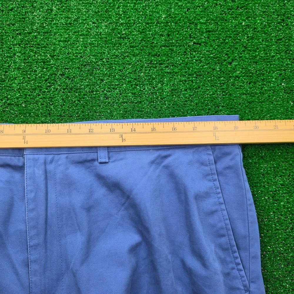 Vintage Polo Ralph Lauren Prospect Shorts Mens 38 Blue Flat‎ Front Classic Chino